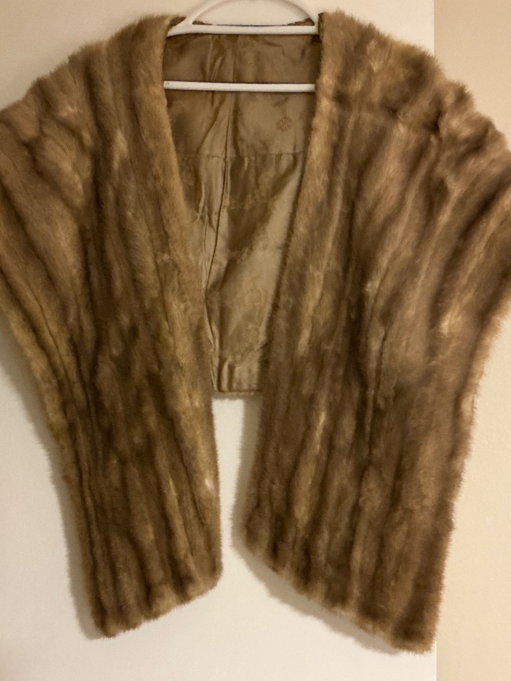 Faux Mink Shawl